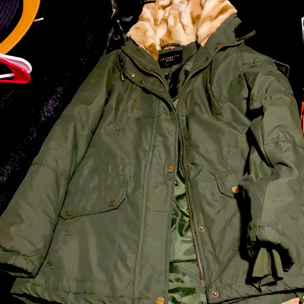 Military green jacket